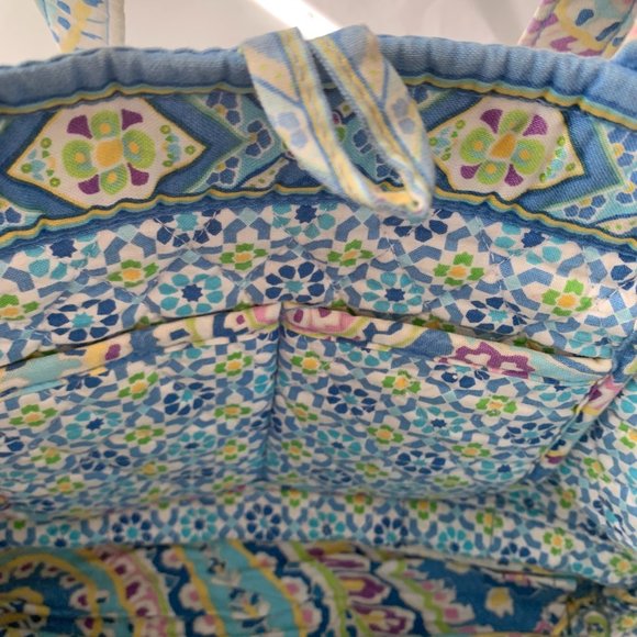VINTAGE Vera Bradley CAPRI BLUE Bag - Picture 8 of 12